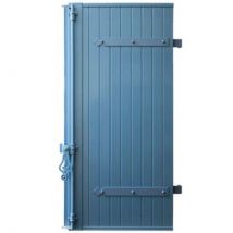 Volet battant PVC Lames Verticales 24 mm 2 vantaux