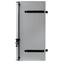 Volet battant PVC Lames Verticales 28 mm 1 vantail
