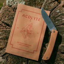 Kit couteau de poche à monter soi-même - Bois - Fabriqué en France - Idée cadeau Noël - Cadeau Homme - Cadeau Papa - Acolyte - Les Raffineurs