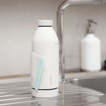 Gourde en verre - Blanc - Idée cadeau Noël - Cadeau Homme - Cadeau Femme - Closca - Les Raffineurs