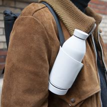 Gourde en verre - Noir - Idée cadeau Noël - Cadeau Homme - Cadeau Femme - Closca - Les Raffineurs