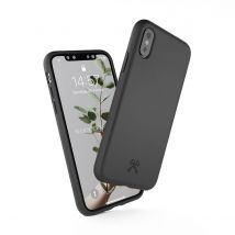 Coque iPhone antibactérienne bio - iPhone X/Xs - Noir - Idée cadeau Noël - Cadeau Homme - Cadeau Femme - Cadeau Papa - Cadeau Maman - Woodcessories