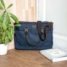 Briefcase en toile - Alaskan Maker - Bleu - Toile - Idée cadeau Noël - Cadeau Homme - Cadeau Papa - Les Raffineurs