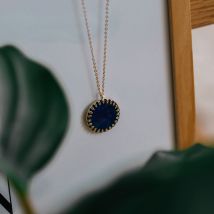 Collier Duchesse - Fabien Ajzenberg - Lapis lazuli - Idée cadeau Noël - Cadeau Femme - Cadeau Maman - Les Raffineurs