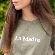 T-shirt Femme "La Madre" - T-shirt maman - XS - Kaki - Idée cadeau femme - Idée cadeau maman - Affaire De Famille - Cadeau Fête des Mères