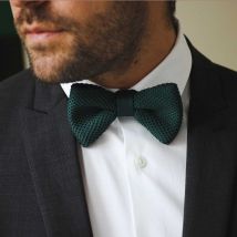 Nœud Papillon Homme en tricot - Vert - Idée cadeau Noël - Cadeau Homme - Cadeau Papa - Épilogue - Les Raffineurs