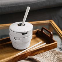 Duo de bol à nouilles empilable - Blanc - Idée cadeau Noël - Cadeau Homme - Cadeau Femme - Cadeau Papa - Cadeau Maman - Cadeau Crémaillère - United By