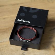 Bracelet Homme en cuir tressé et mousqueton - S - Marron - Idée cadeau Noël - Cadeau Homme - Cadeau Papa - Épilogue - Les Raffineurs