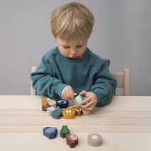 Perles en bois animaux - Bois - Idée cadeau enfant - Trixie - Les Raffineurs