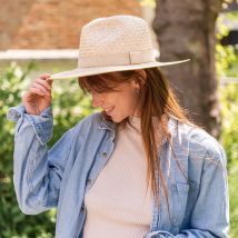 Chapeau en paille Rosalie - S - Idée cadeau Noël - Cadeau Femme - Cadeau Maman - Maradji - Les Raffineurs