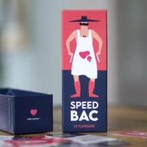 Jeu de cartes Speed Bac - Fabriqué en France - Idée cadeau Noël - Cadeau Homme - Cadeau Femme - Pop Games - Les Raffineurs