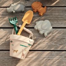 Pelle et seau en silicone - Vert - Idée cadeau enfant - Liewood - Les Raffineurs