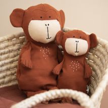 Peluche animal en coton biologique - Petite - Coton Biologique - Idée cadeau enfant - Trixie - Les Raffineurs