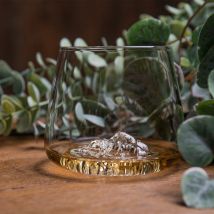Coffret de 2 verres à Whisky Topographic - Alaskan Maker - Idée cadeau Noël - Cadeau Homme - Cadeau Femme - Cadeau Papa - Cadeau Maman - Cadeau 