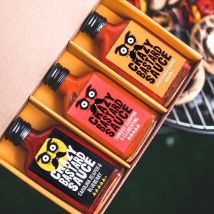 Coffret sauces piquantes - Idée cadeau homme - Idée cadeau femme - Cadeau Crémaillère - Crazy Bastard Sauce - Les Raffineurs