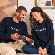 Sweat Homme "Le Padre" - M - Idée cadeau Noël - Cadeau Homme - Cadeau Papa - Idée cadeau enfant - Affaire De Famille - Les Raffineurs
