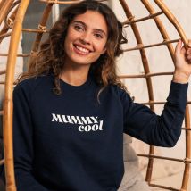 Sweat Femme "Mummy Cool" - Sweat maman - S - Idée cadeau Noël - Cadeau Femme - Cadeau Maman - Affaire De Famille - Les Raffineurs