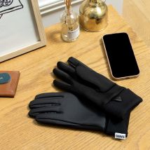 Gants Homme tactiles - Rains - L - Noir - Idée cadeau Noël - Cadeau Homme - Cadeau Femme - Cadeau Papa - Les Raffineurs