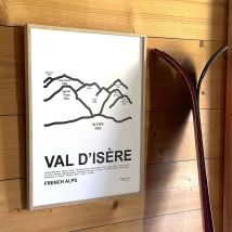 Affiche station de ski - Idée cadeau Noël - Cadeau Homme - Cadeau Femme - Cadeau Papa - Cadeau Maman - Cadeau Crémaillère - Haritz - Les Raffineurs