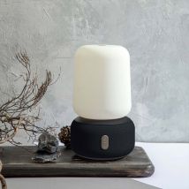 Enceinte Bluetooth lumineuse aLOOMI - Kreafunk - Noir - Idée cadeau Noël - Cadeau Homme - Cadeau Femme - Cadeau Papa - Cadeau Maman - Cadeau 