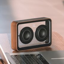 Enceinte bluetooth transparente Mage - Bois - Idée cadeau Noël - Cadeau Homme - Cadeau Femme - Cadeau Papa - Cadeau Maman - Cadeau Crémaillère - 