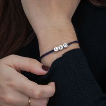 Bracelet personnalisé perles - S - Bleu - Idée cadeau Noël - Cadeau Homme - Cadeau Femme - Cadeau Papa - Cadeau Maman - Affaire De Famille