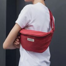 Sac banane coton - Framboise - Idée cadeau Noël - Cadeau Homme - Cadeau Femme - Cadeau Papa - Cadeau Maman - Épilogue - Les Raffineurs