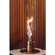 Cheminée de table Portable Bioéthanol - 54 cm - Laiton - Idée cadeau Noël - Cadeau Homme - Cadeau Femme - Cadeau Papa - Cadeau Maman - Cadeau 