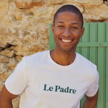 T-Shirt Homme "Le Padre" - T-shirt papa - M - Blanc - Idée cadeau Noël - Cadeau Homme - Cadeau Papa - Idée cadeau enfant - Affaire De Famille
