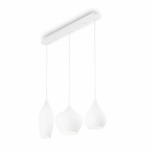 Lampada A Sospensione Soft Sp3 Bianco Ideal-Lux