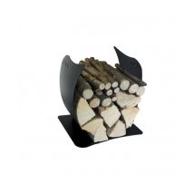 Portalegna Onda in acciaio - Made in Italy