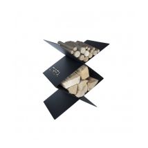 Portalegna Rombo in acciaio - Made in Italy