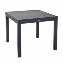 Tavolo alluminio sullivan allungabile antracite cm 90/180x90h73