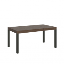 Tavolo allungabile 90x140/244 cm Everyday Premium telaio Antracite - Noce