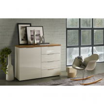Sideboard con 1 anta e 4 cassetti IDEA Made in Italy