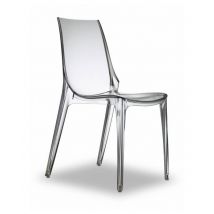 Sedia Vanity Chair set da 4 policarbonato Made in Italy SCAB DESIGN - Trasparente 100