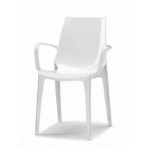 Poltrona Vanity Set da 2 in policarbonato Made in Italy SCAB DESIGN - Bianco 310