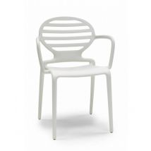 Sedia con braccioli set da 4 in tecnopolimero rinforzato Cokka Made in Italy SCAB DESIGN - Lino 11