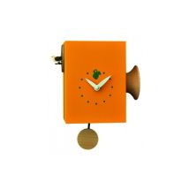 Orologio con cucù Trombettino cassa in mdf laccato Made in Italy