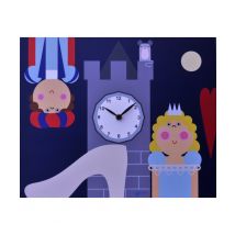 Orologio da parete Cenerentola con stampa in mdf Made in Italy