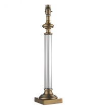 Endon Lighting 94350 Avebury Table Lamp Base Only In Antique Brass Finish