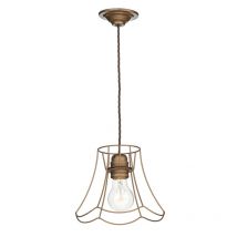 David Hunt Lighting ORE0163 OREGON Single Ceiling Pendant Light In Bronze Finish