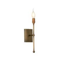 David Hunt Lighting DUR0775 DURRELL Single Wall Light In Antique Brass Finish