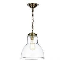 David Hunt Lighting UPT0175 UPTON Ceiling Pendant Light In Antique Brass Finish