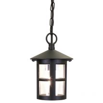 Elstead BL21B Hereford exterior black hanging porch light, IP20
