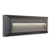 Firstlight 2812GP Shine LED Outdoor Step Light in Graphite IP65