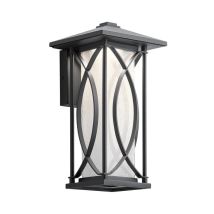 Quintiesse QN-ASHBERN-S Ashbern Single Wall Lantern In Textured Black IP44