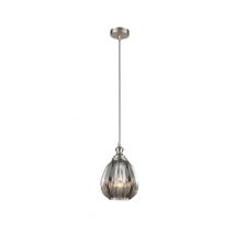 Marcella 1 Light Ceiling Pendant Light In Smoked Glass Finish 18cm PH231-351