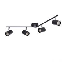 Saxby Lighting 101335 Arezzo 4 Light Bar Ceiling Spotlight in Matt Black Finish