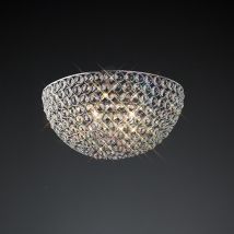 IL30198 Ava 2 Light Crystal Wall Light